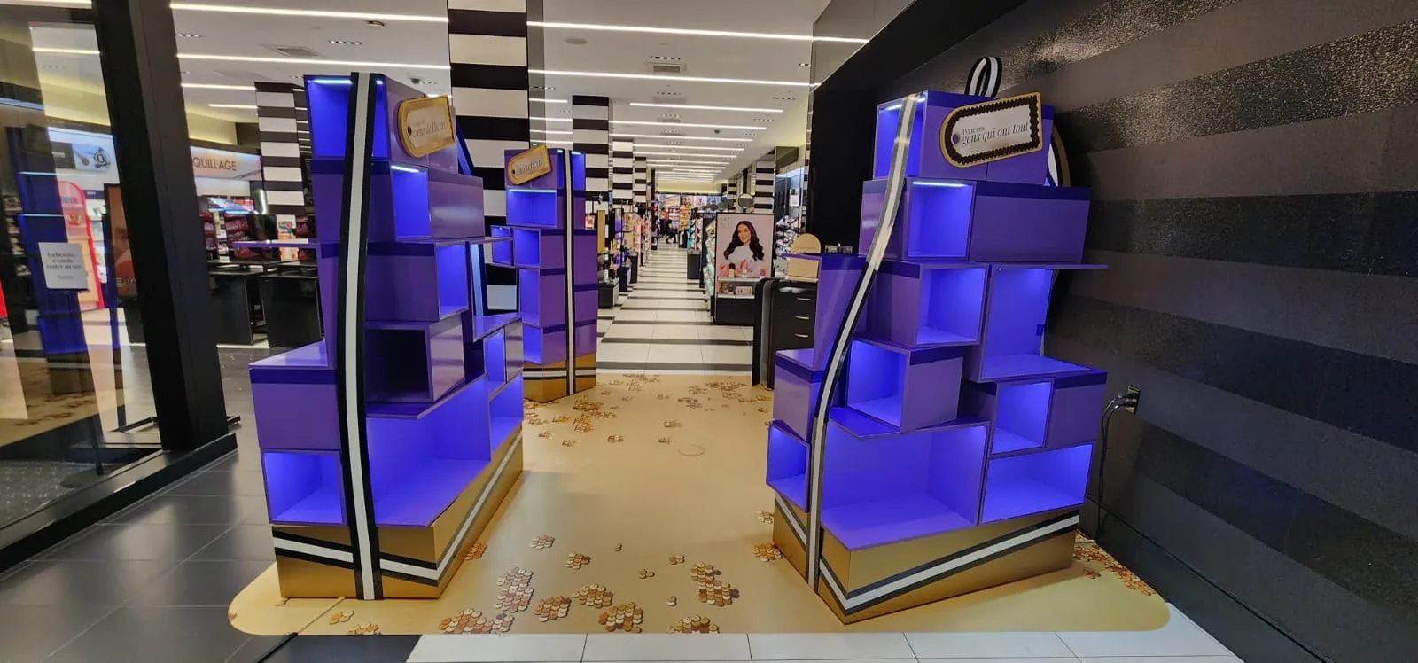 Présentoir pop-up Sephora